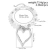 Y2k Large Heart Necklaces for Women Chunky Love Pearl Ball