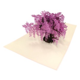 Konishi Printing Shop POPUP Card Wisteria PA138