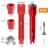 8 in 1 Faucet Wrench Tool, Water Pipe Wrench with