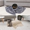 Fluffy Dog Blanket 3 Pcs Flannel Blanket 45*65cm Washable Cat