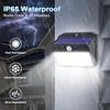 SEZAC Solar Lights Outdoor - 150 LED, 6 Pack with