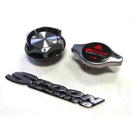 SESHOP HONDA & ACURA RACING CNC BILLET OIL FILLER CAP & 1.3KG RADIATOR CAP KIT SP