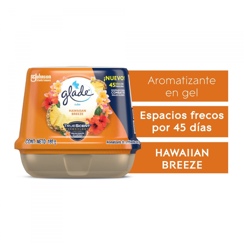 Glade® Aromatizante de ambiente en gel hawaiian breeze