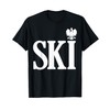 Polish Surnames Ski T-Shirt
