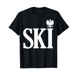 Polish Surnames Ski T-Shirt