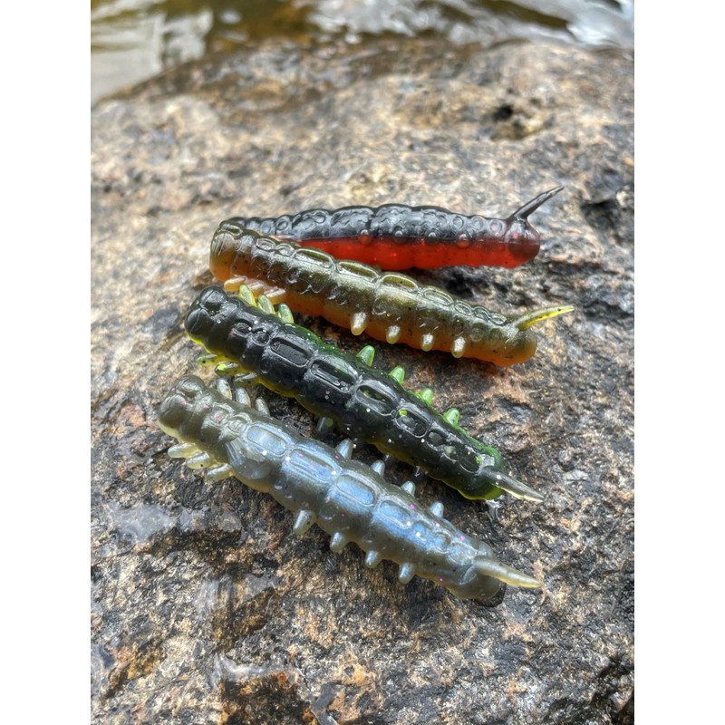 Rebel LIVEFLEX™ Cata Crawler Soft Plastic - Wooly Bear -