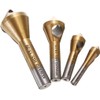 MOLATE 4 Pcs Chamfering Cutter, Deburring, Hole Drilling, Chamfering, Punching