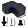 Tailgate Upper Rubber Bushing Bumper, LH & RH Tailgate Top