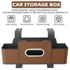 Wonninek Car Seat Back Organizer Car Seat Back Tissue Box