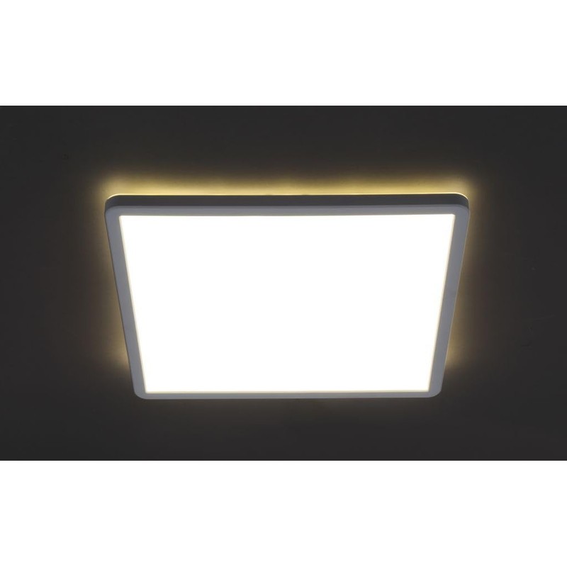 Briloner Leuchten LED Panel, Ceiling Light, Includes Backlight Effect, 18