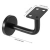KEILEOHO 6 Pack Handrail Brackets, Stainless Steel Handrail Holder, Wall