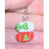Christmas Stocking Charm Zipper Pull & Keychain Add On Clip!!