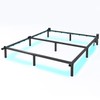 QEROMY Queen Bed Frame for Box Spring, 7 Inch Metal