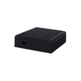Silverstone Tek Aluminum NUC Case with Top Cover Heat-Pipe and 2X HDMI Ports - Black (PT14B-H2)