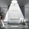 24W Motion Sensor LED Ceiling Light Wired, 2400lm 12Inch 2700K/4000K/6500K