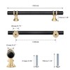 YODB 6PCS 128mm Kitchen Cupboard Handle, Cabinet Door T Bar