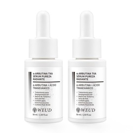 WEUD Serum Coreano Original, con α-Arbutina, TXA Ácido Tranexámico, Ácido Hialurónico, Cuidado Antiedad y Reparador, Luminosidad y Piel Radiante, Serum Facial para Todo Tipo de Piel （100ML）
