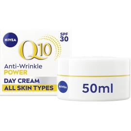 NIVEA Q10 Anti-Wrinkle Power SPF30 Firming Day Cream (50ml), Facial Moisturiser to Reduce Wrinkles, Firming Cream to Nourish and Achieve Firmer Skin in 7 Days