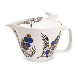 J-kitchens Inzan Kiln Teapot with Tea Infuser, 8.1 fl oz (240 ml), For 1 to 2 People, Hasami Ware Made in Japan