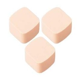 Lisage Foundation Sponge (Natural Material) (Pack of 3)