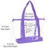 DALIX Clear Shopping Bag Security Work Tote Shoulder Bag Womens