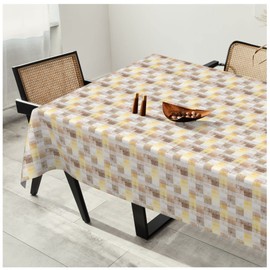 Splenditex Oilcloth Tablecloth Washable Wax Tablecloth Plastic Tablecloths Premium Embossing Garden Tablecloth Splenditex 100 x 140 cm Cut Edge Kajam