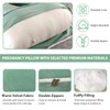 Amagoing 55 inches Pregnancy Pillows for Sleeping, U Shaped Maternity