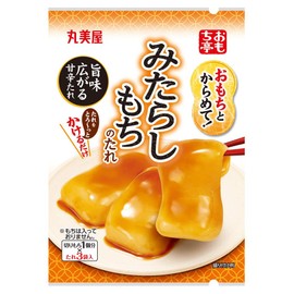 Marumiya Foods Industry Omochi-tei Omotokame!Mitarashi Mochi Sauce 3 Bags, 1.3 oz (36 g) x 10 Bags