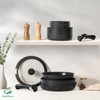 Chef Power Ceramic Nonstick Cookware Set 19 Piece with Detachable