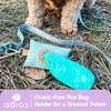 Adios Dog Poop Bag Holder, Handmade From Sustainable Cork –