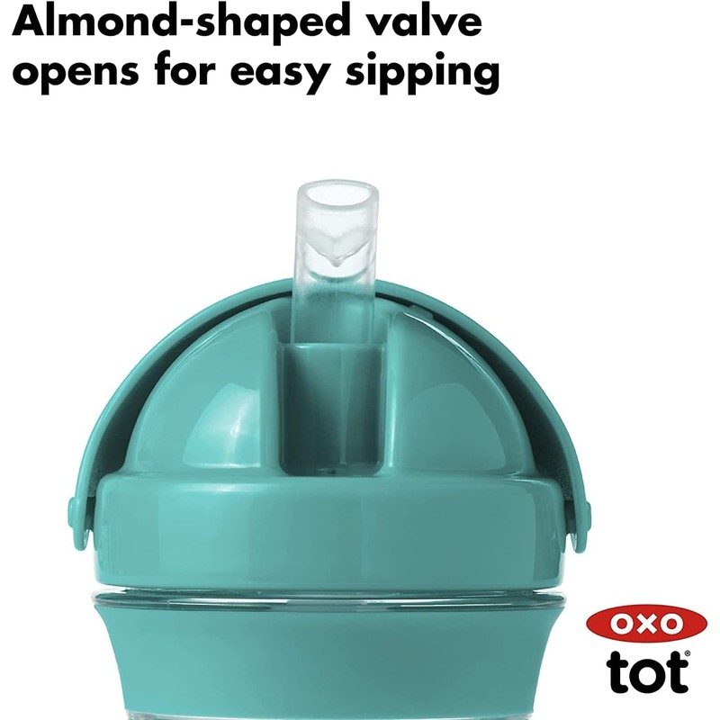 OXO Tot 61134000 Vaso Entrenador, Tritan, 9 Ounce/250 ml, Verde
