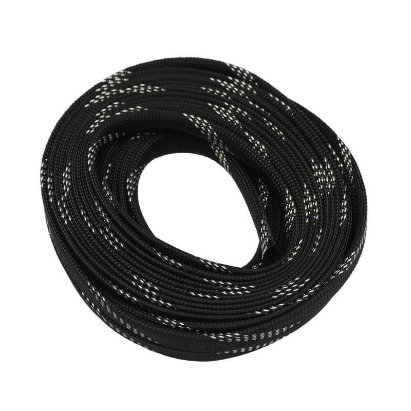 30ft PET Expandable Braided Sleeving Flexo Wire Cable Sleeve (1/2",