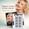 Magnetic Eyeliner & 3D Magnetic Lashes Kit with 7 Pairs