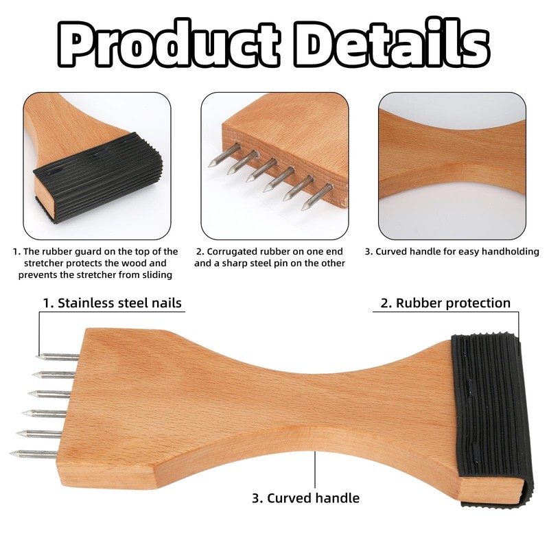Webbing Stretcher, Upholstery Tool to Catch The Webbing Close to