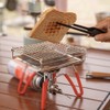 Portable StoveTop Grill Net Mini Foldable Furnace Grill Rack Barbecue