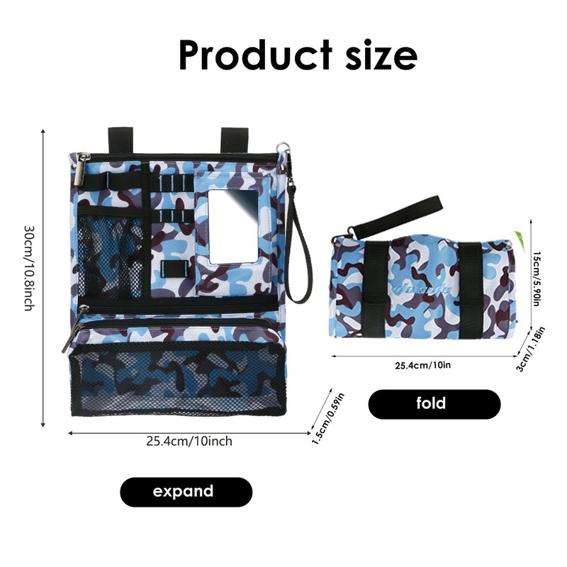 Golf Accessory Bag Pouch - Zippered Valuables Bag - Zippered