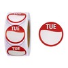 Tuesday Food Labels Stickers Circular Day Labels for Commercial Kitchen,