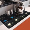 Matace Designer Coffee Bar Mat, Large 16 x 24 Inches,
