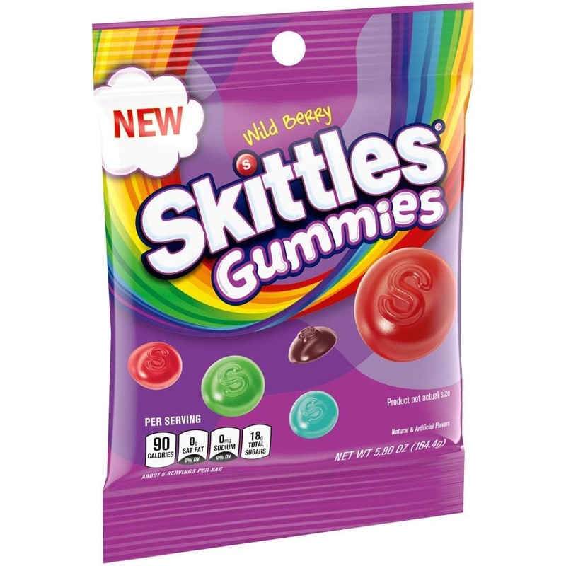 Skittles Gummies Variety Pack (Sour, Original, & Wild Berry) (Pack