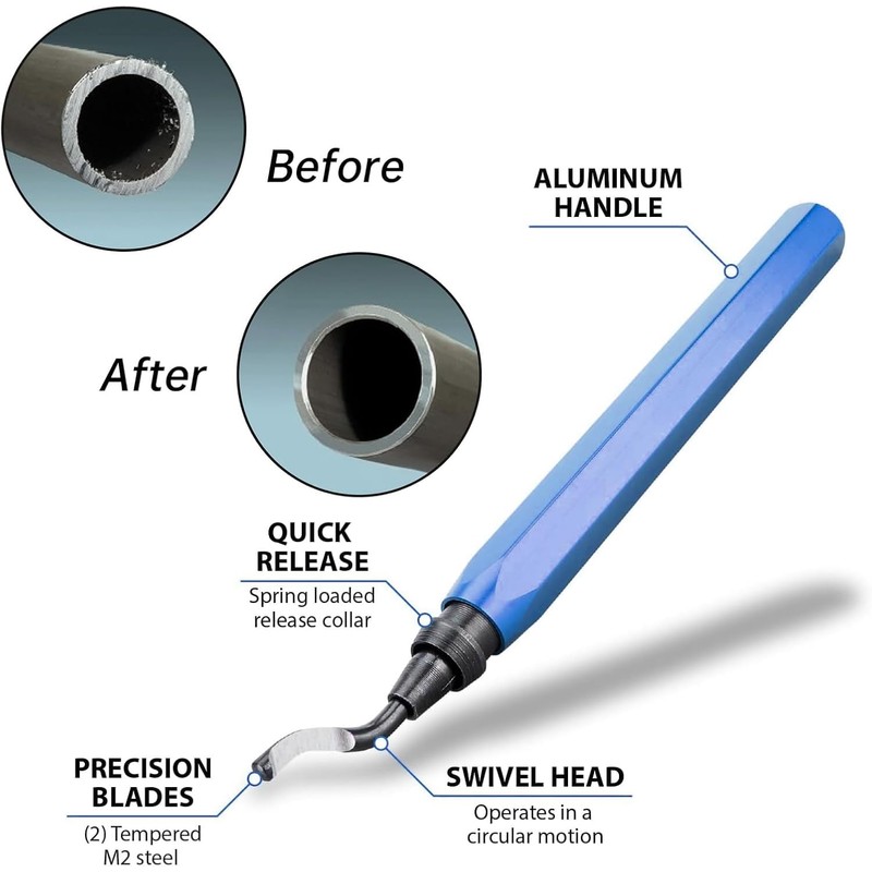 Deburring Tools with 10 ultra -high -speed steel blades, suitable
