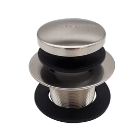 Westbrass Tip Toe 1-3/8" NPSM Fine Thread Bath Drain, Satin Nickel, D3323-07