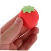 SAFIGLE 4pcs Fruit Shaped Makeup Sponge Set Soft Dual Use