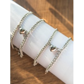 Magnetic Couple Bracelets Set – Peach Heart Design for Him & Her, Adjustable Love & Friendship Jewelry with Powerful Attraction, Perfect Gift for Couples, Best Friend, Anniversary & Valentine’s Day