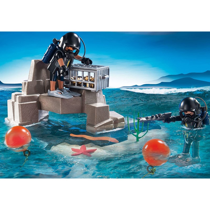 Playmobil 70011 SuperSet SEK Diving Insert, Multi-Coloured