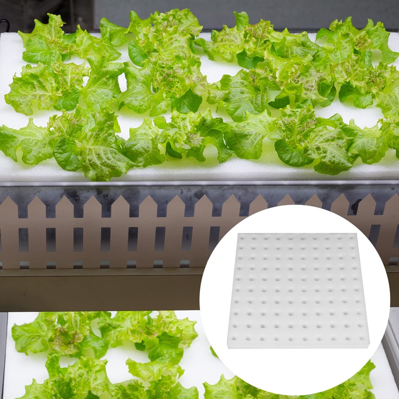 Eshylala 200 Pack Hydroponic Sponge Planting Tool Square Seedling Sponges