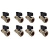 Aumix 15mm x 12mm Isolating Valve with Handle UK Compression