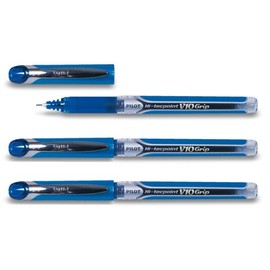 Pilot Hi-Tecpoint V10 Grip Set of 3 Blue