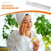 TOPPERFUN Roller Ball Eye Cream Bottle Refillable 15ml White Travel