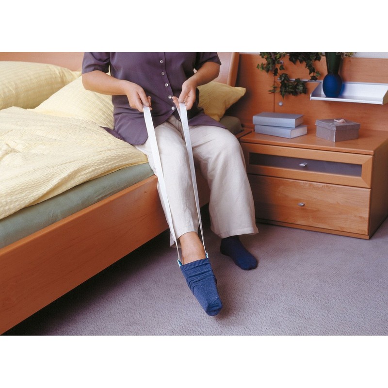 Homecraft Terry Cloth Sock Aid, Stocking Puller, Easy On and