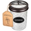 Amolliar Mason Jar Toothbrush Holder- Rustproof Stainless Steel - Holds
